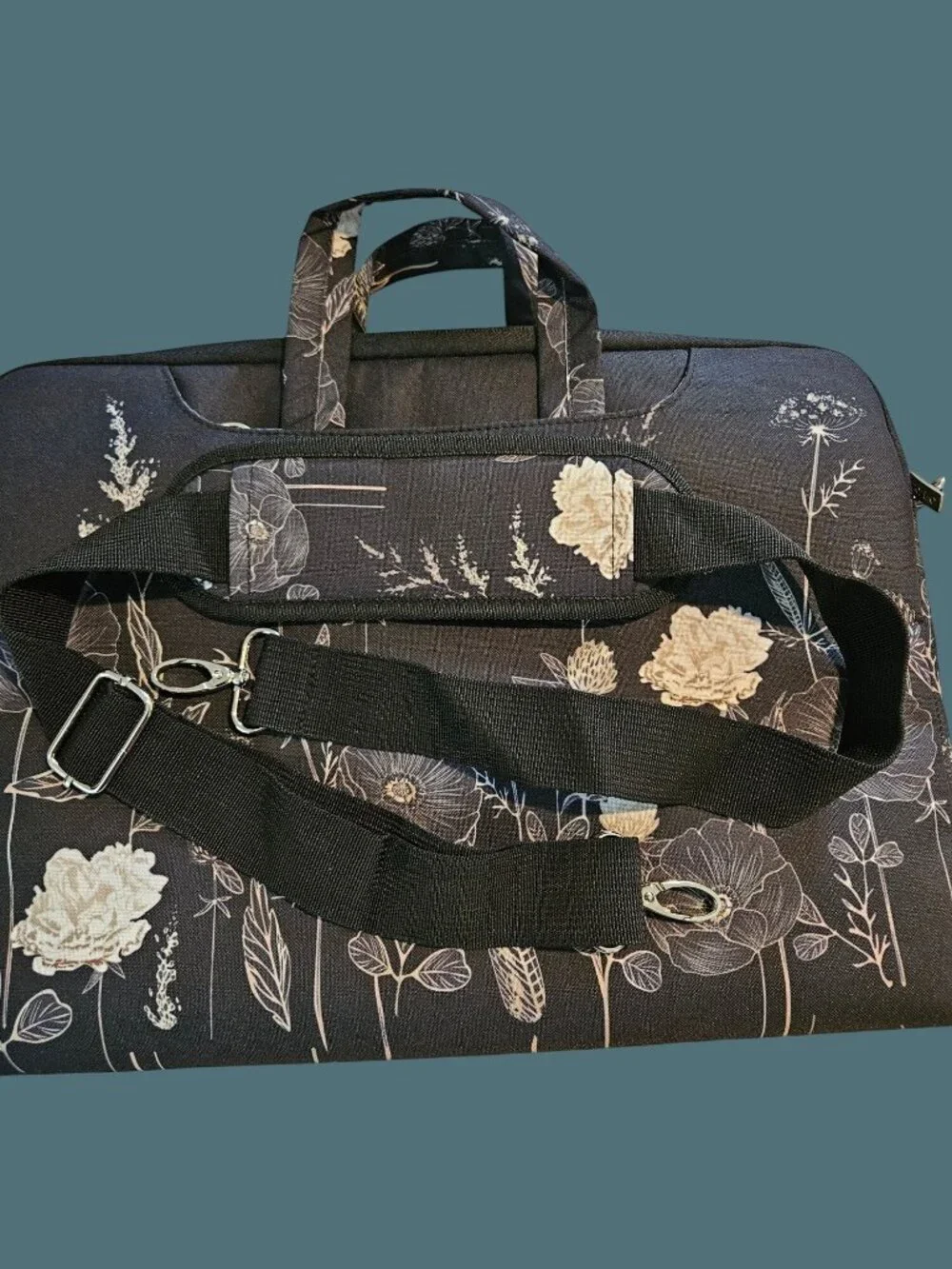 Mosiso Laptop Messenger Shoulder  Sleeve W/ Adjustable Detachable Strap -Gray